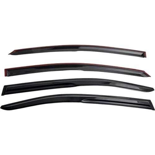 4x Smoke Acrylic Window Visor Rain Guard Deflectors Fit for Toyota Corolla 2020-2021 Side Window Deflector