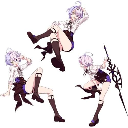 Three Ratels CA39 Honkai Impact 3rd Anime Sticker For Vehicle Fuel Tank Cover Car laptop Decor Sticker Kid Toy Decal