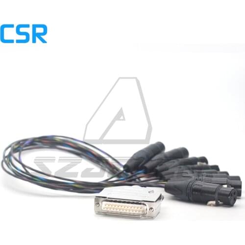 Canare MR202-8AT DB25 to NEUTRIK 8 XLR 3pin female Audio cable