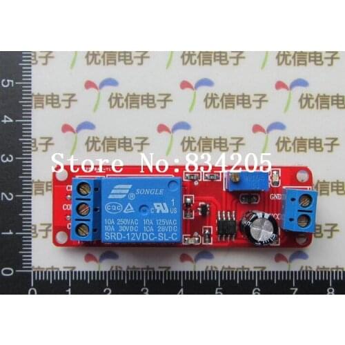 Free shipping 12v time delay break-make relay module