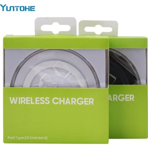 30pcs Qi Wireless Charger Pad Wireless Charging Cord For Samsung Note8 iPhone 8 Plus Galaxy iphoneX with USB Cable in Retail Box