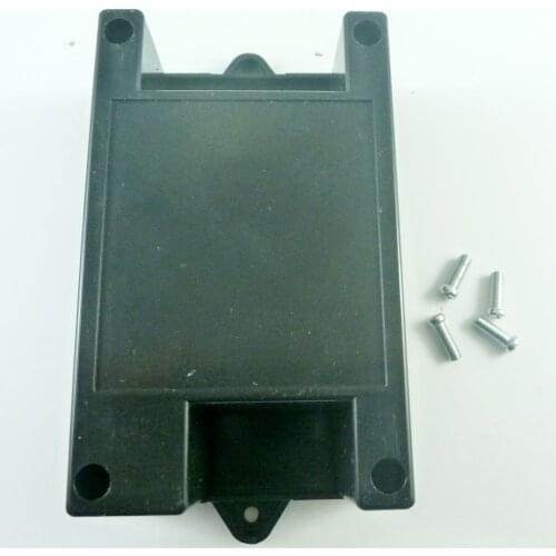 Black Plastic case ABS Material Shell Junction Box for DC Motor Controller RS485 RS232 Wifi Bluetooth Relay PLC Electronic Modul