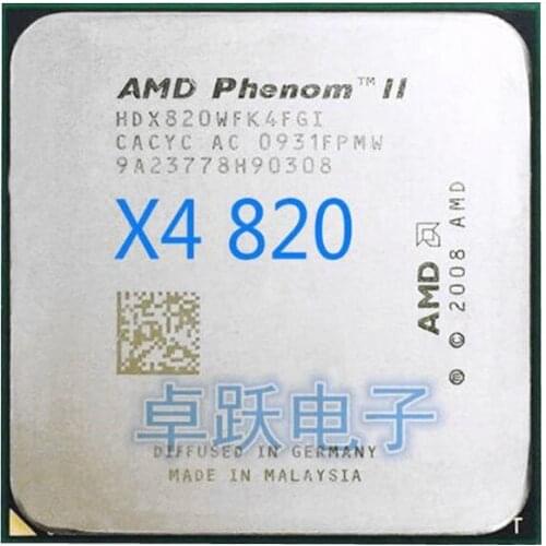 AMD Phenom II X4 820 x4 820 2.8 GHz Quad-Core CPU Processor Socket AM3 free shipping