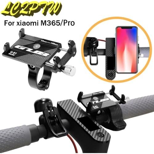 Bicycle Scooter Aluminum Alloy Mobile Phone Holder For Xiaomi M365 Pro Electric Scooter Bracket Cell Phone Adjustable Stand
