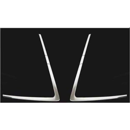 For ALPHARD 30 series 2018-19 Front Surrounded Fog Light Frame Bright Strip