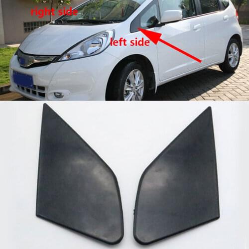 For Honda Fit 2009 2010 2011 2012 2013 Hatchback Auto Exterior Front Door Garnish Cover Panel Front Window Glass Plate Trim Cap