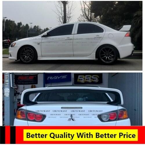 EPFBSQP For Mits Ubishi EVO 2010-2018 Primer Color Tail Wing Decoration Rear Trunk Spoiler