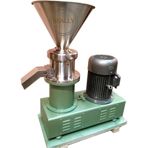 Colloid Mill Peanut Butter Maker Jam Paste Grinding Making Machine Pine Nut Processing Equipment Motor High Speed