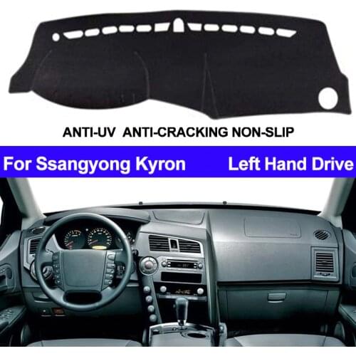 Car Dashboard Cover Dashmat For Ssangyong Kyron Auto Inner Sun Shade Dash Board Mat Cover Pad Carpe Car Styling Anti-sun