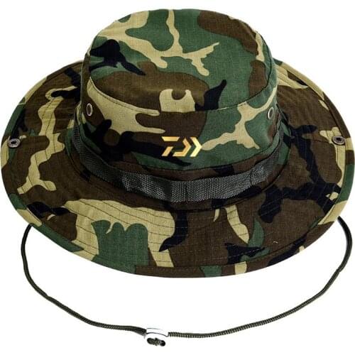Summer Outdoor Casual Unisex Sunscreen Sports Fishing Hat Uv Protection Breathable Camouflage Sunshade Climbing Fishing Caps