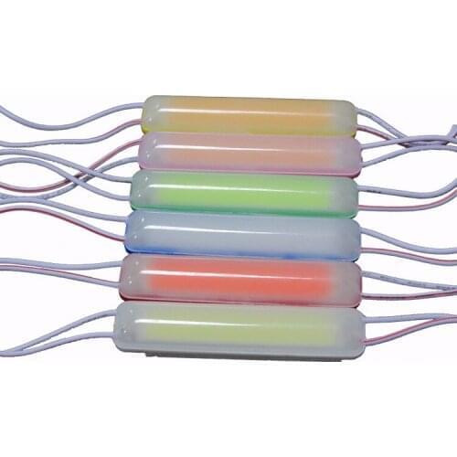 100pcs 2.4w 76x17mm waterproof COB LED Module with injection len 160 degree Lightbox Backlight Letter Sign LOGO Module light