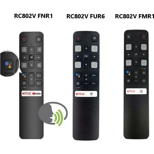 New Original For TCL LCD TV Remote Control RC802V FNR1 49P30FS 65P8S RC802V FMR1 c715 65p815 RC802V FUR6 43 P715 43A423 43 P615