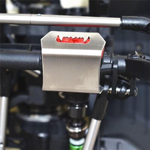 1 pair Front Rear Gearbox Bottom Bezel Protective Plate Armor for Axial SCX10 III Wrangler RC Car Parts Accessories