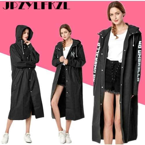 EVA Women Raincoat Rainwear Men Rain Coat Impermeable Capa de Chuva Chubasquero Poncho Japan Waterproof Rain Cape Cover Hooded