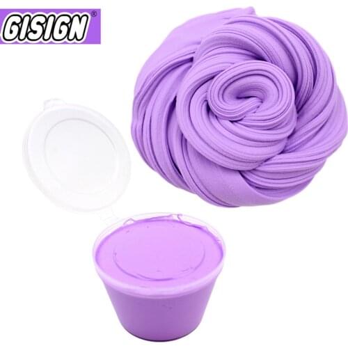 80ml Air Dry Plasticine Fluffy Slime Polymer Clay Supplies Super Light Soft Cotton Charms for Slime Kit Lizun Antistress Toys