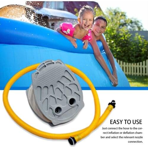 Portable Inflatable Boat Kayak Foot Air Pump Raft High Pressure Foot Inflator For Kayak Drifting Board Durable Accessories