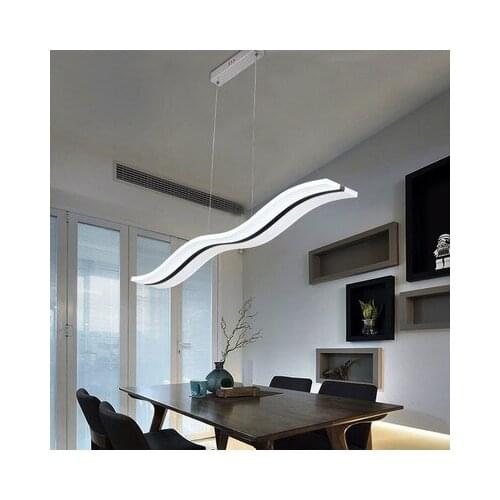 Postmodern Chandelier Creative S-shaped Lighting LED Modern Minimalist Restaurant Chandelier Bar Table Restaurant Lamp