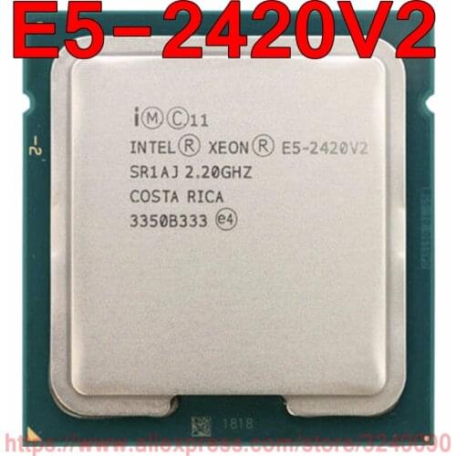 Intel Xeon CPU E5-2420V2 SR1AJ 2.20GHz 6-Core 15M LGA1356 E5-2420 V2 processor E5 2420V2 free shipping speedy ship out