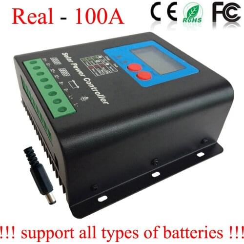 80A Solar Controller PV panel Battery Charge Controller 36V Solar system Home indoor use,PV Dual Input,LCD Display
