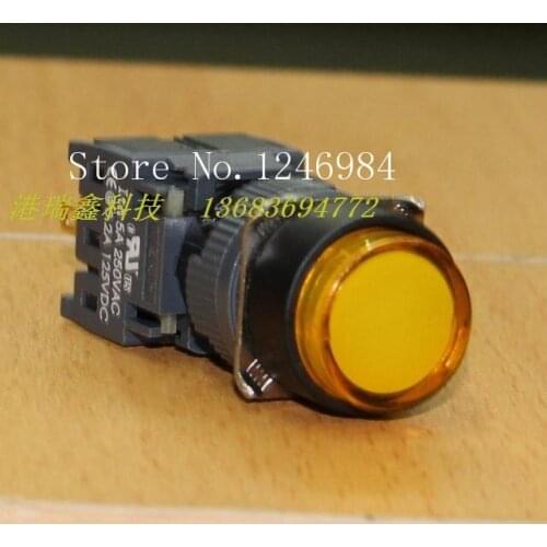 [SA]Electronic switch Jinhong 16MM F -type round hole illuminated single button switch without lock button reset switch--20pcs/l