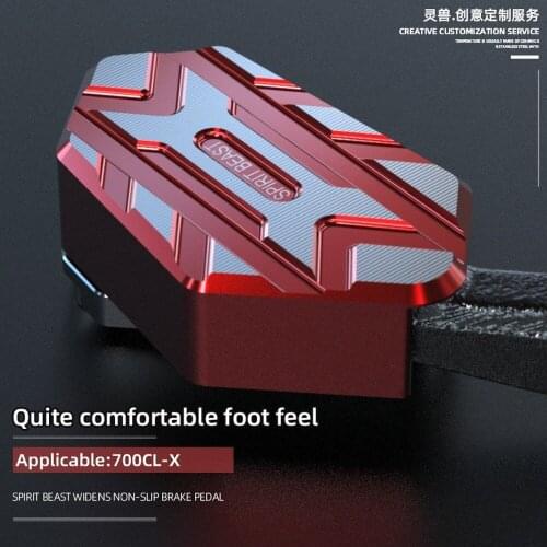 Motorcycle Rear Brake Lever Pedal Enlarge Extender Pad Cover For CFMOTO CLX700 Honda Suzuki Kawasaki Yamaha KTM BMW