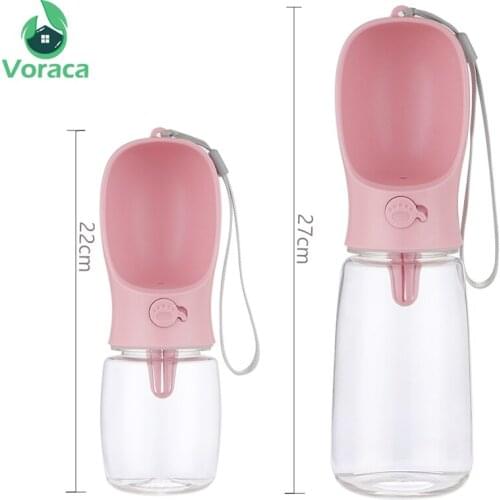 350/550ml Portable Pet Dog Water Bottle Feeder Travel Outdoor Drinking Water Dispenser for Small Large Dogs Accessories Puppy