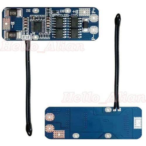 3S 3-cell 8A 11.1V/12.6V Battery BMS Circuit PCB Protection Board for Li-ion 18650 Lithium Battery