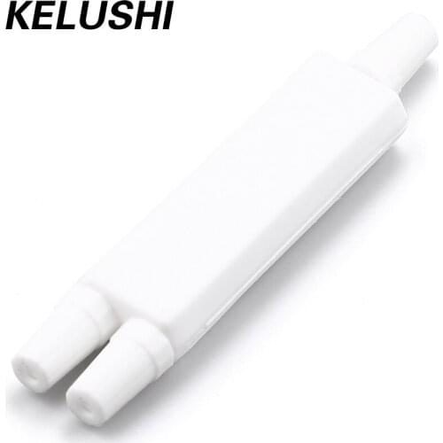 KELUSHI 50pcs Optical fiber cable protection box 1 into 2 out Protection box heat shrink tubing to protect fiber splice tray