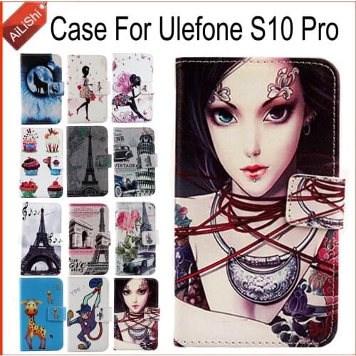 AiLiShi Case For Ulefone S10 Pro Luxury Flip PU Leather Case S10 Pro Ulefone Exclusive 100% Special Phone Cover Skin+Tracking