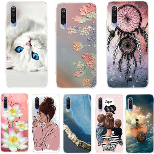 Case for xiaomi mi 9 se case back cover Cartoon Silicone Soft TPU Cover For xiaomi Mi9 xiaomi 9 Case Phone Shell bumpers
