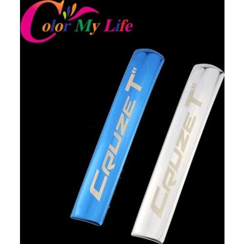 Color My Life Car Chrome Hand Brake Protection Trim Handbrake Decoration Cover Sticker for Chevrolet Cruze 2009 - 2015 Car Parts