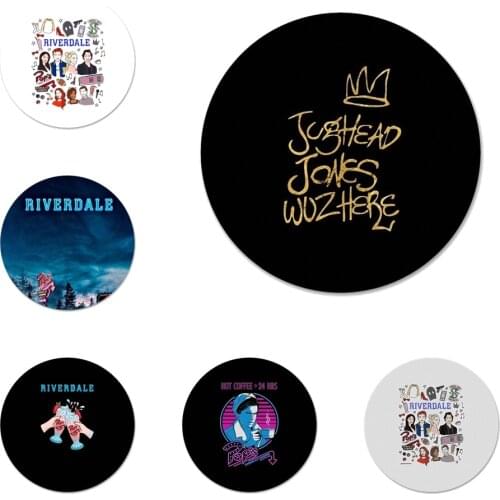 American TV Riverdale Funda Etui Icons Pins Badge Decoration Brooches Metal Badges For Backpack Decoration