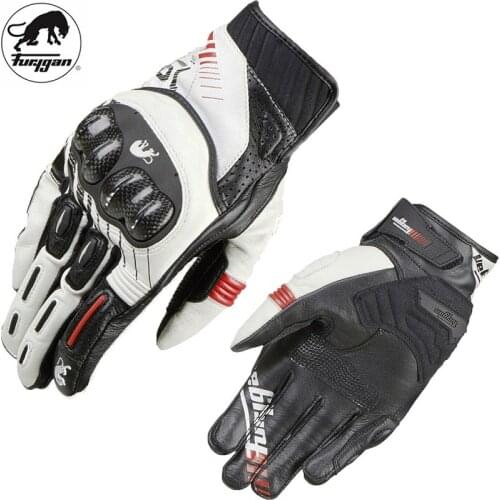 Free shipping motorcycle carbon fiber gloves, leather racing gloves, leather riding gloves, outdoor sports protective gloves