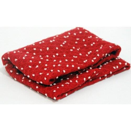 Cheerbows Pompom Decorated Mohair Fabric Newborn Wrap 50*150cm Fabrics DIY Baby Blanket Photography Props Clothing Accessories