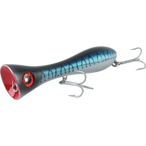 Noeby NBL9247 Top Water Popper Fishing Lure 205mm 130g Artificial Hard Fishing Bait with France VMC Hook