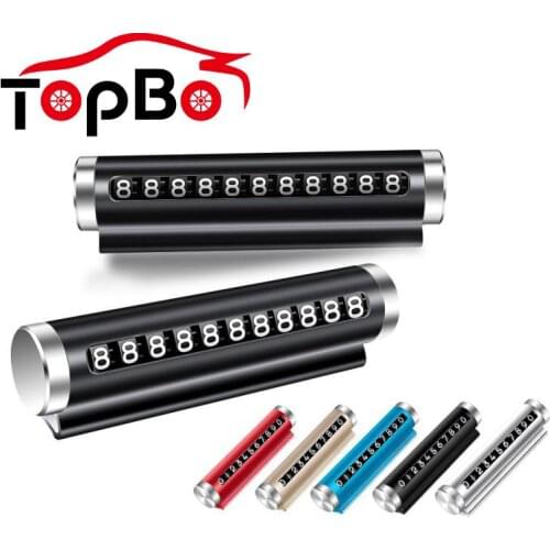 New Car Temporary Parking Card Phone Number Card Plate Telephone Number Car Park Stop Automobile Accessories Car-styling