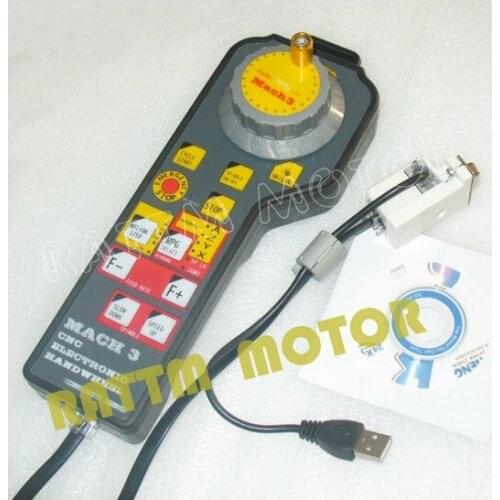 New MACH3 CNC USB Electronic Handwheel Manual Controller CNC Engraving machine Fittings interface board Pulse generator