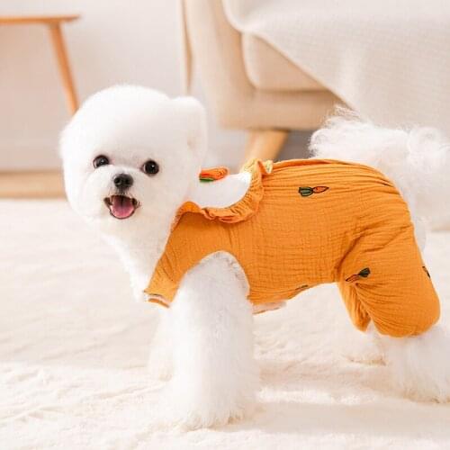 Dog Clothes Autumn and Winter Small and Medium-sized Dogs Four-legged Cotton-padded Clothes for Cats Warm and Thick Pet Clothes