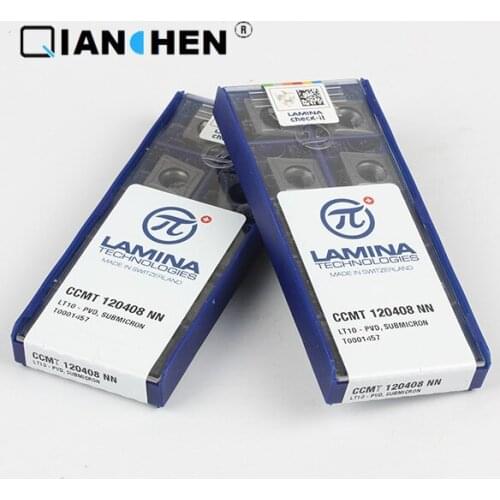 Genuine original high quality high-performance LAMINA CCMT 120408 NN LT10 (10pcs/lot) tungsten Carbide Cutting tools inserts