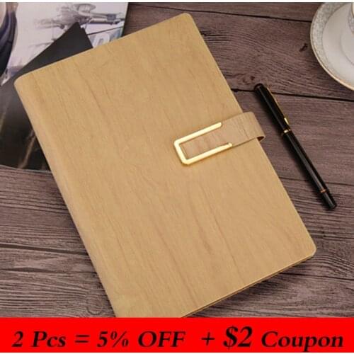 Portable A5 Loose-leaf Notebook PU Imitation Leather Business Stationery Notebook Conference Record Book Planner Notepad Office