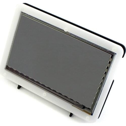 Raspberry Pi 3 7 inch HDMI LCD Display with Acrylic Case 1024*600 Capacitive Touch Screen for Raspberry Pi 2 BB Black Banana Pi