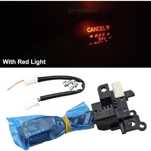 With Blue/Red LED Cruise Control Switch For Toyota Camry Corolla Highlander RAV4 84632-34011 84632-34017 84632-08021 84633-48020