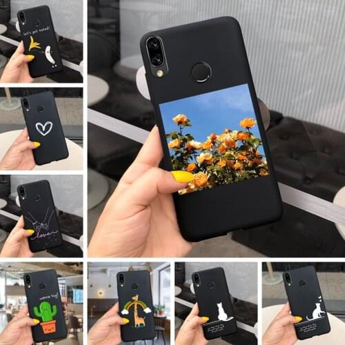 Cute Cartoon Cactus Banana Case For Huawei P20 Lite Bakc Cover Black Color Soft Silicone Case For Huawei P20lite Nova 3e ANE-LX1