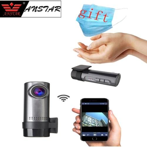 Anstar WiFi Car DVR Camera Night Vision Dash Cam 140 Wide Angle 360 Degree Rotatable Remote Monitor Mini Camcorder TF Card Sot