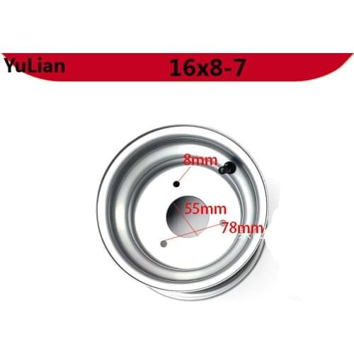 High quality for go kart accessories bull Hummer ATV 7 inch wheel hub 16x8-7 wheel rim steel ring