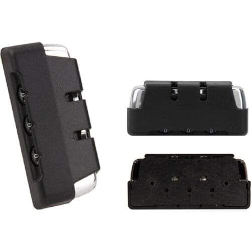 Single Black Secure 3 Digit Combination Padlock Accessories Lock Luggage Suitcase Travel Bag Code Lock Combination Lock for Bags