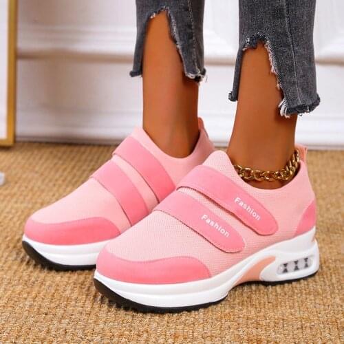 2021 Women Fashion Vulcanized Sneakers Platform women shoes Flats Ladies Shoes Casual Breathable Wedges Ladies Walking Sneakers
