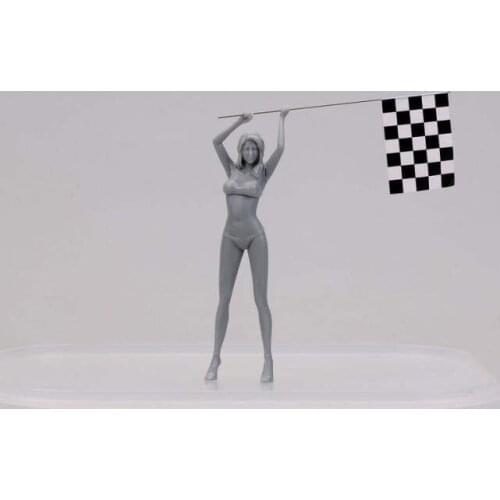 1:24 Resin Figure Model Kit Unassambled Unpainted //G278(No flag)