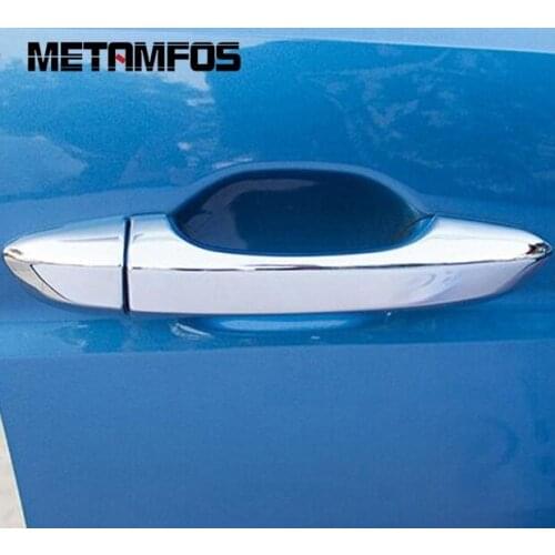 For Volkswagen Touran 2016-2018 2019 Chrome Door Handle Catch Cover Molding Trim Protection Cap Exterior Accessories Car Styling