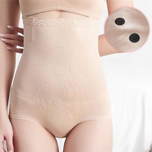 Women Control Panties Shapers Seamless High Waist Slimming Tummy Knickers Female Solid Color Shapewear Underwear